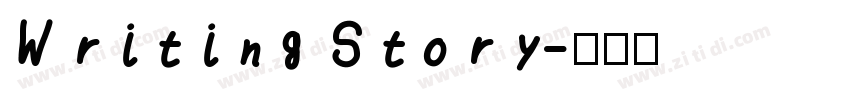 Writing Story字体转换